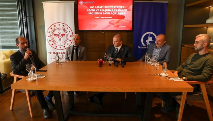 Düzce’ye 400 Yataklı Yeni Eğitim ve Araştırma Hastanesi Geliyor
