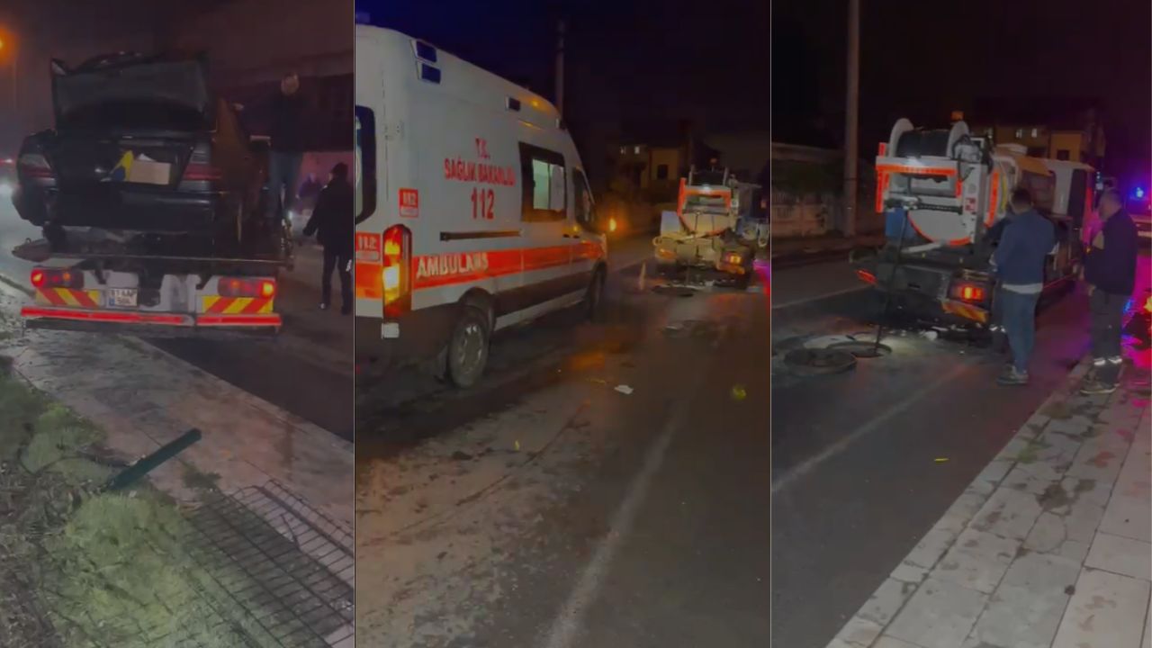 Düzce’de Alkollü Sürücü Dehşeti Belediye Personeline Çarptı