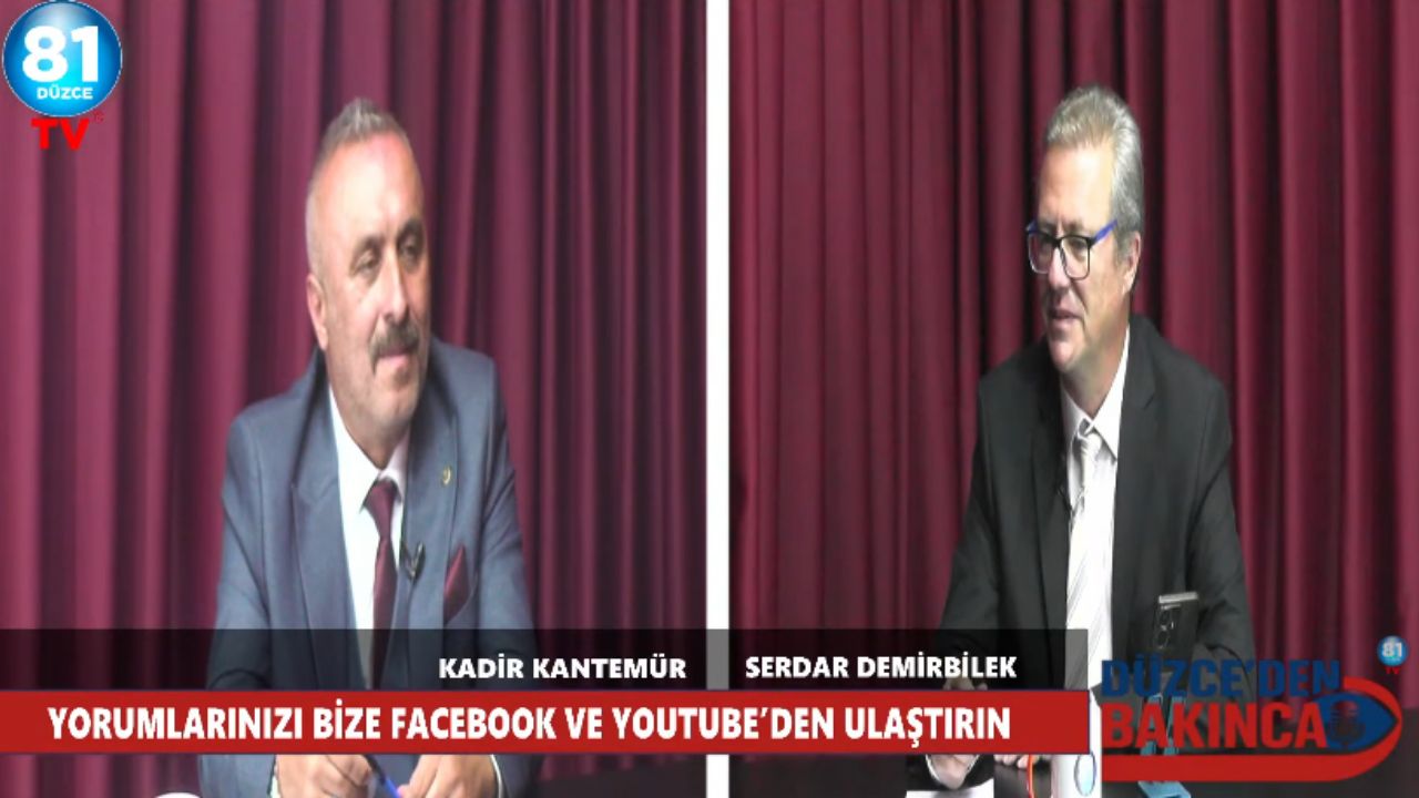 Kadir Kantemur ”Türkiye’ye Yakışır Bir Eğitim Sistemi Kurulmalı”