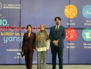 Düzce Gençleri Karadeniz Bölge Finallerinde Şiir Okuma Yarışmasında İkinci Oldu
