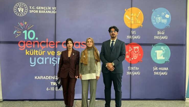Düzce Gençleri Karadeniz Bölge Finallerinde Şiir Okuma Yarışmasında İkinci Oldu