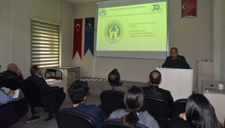 ”Orman Mühendisleri Odası Öğrencilerle Buluşuyor” Etkinliği Gerçekleştirildi