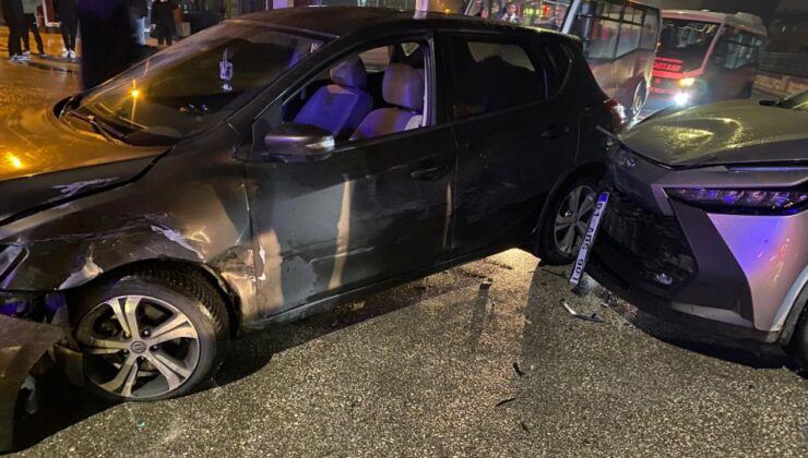 Şaguç Köprüsü Önünde Trafik Kazası; 1 Kişi Yaralandı