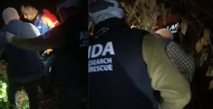 Düzce’de Ormanda Kaybolan Yaşlı Adam Kurtarıldı
