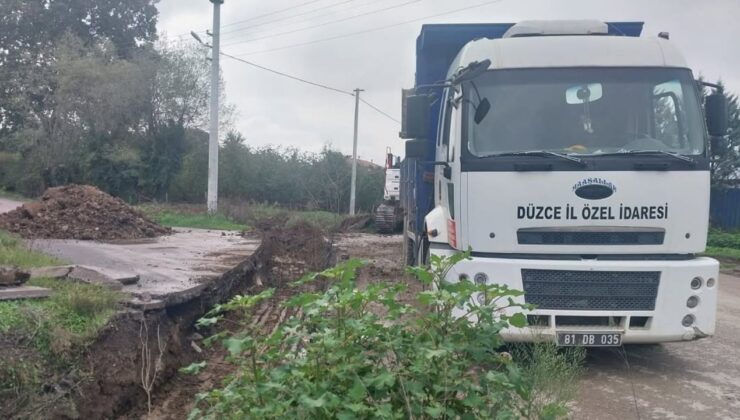 Gümüşova Kahveleryanı’nda Taşkın Riskine Karşı 14 Kutu Menfez