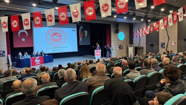 Demokrat Parti Düzce 10. Olağan İl Kongresi Gerçekleştirildi