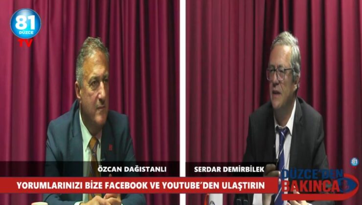CHP Düzce İl Başkanı Dağıstanlı, ”Sessiz Kalmadık, Yanlışı Her Zaman Söyledik”