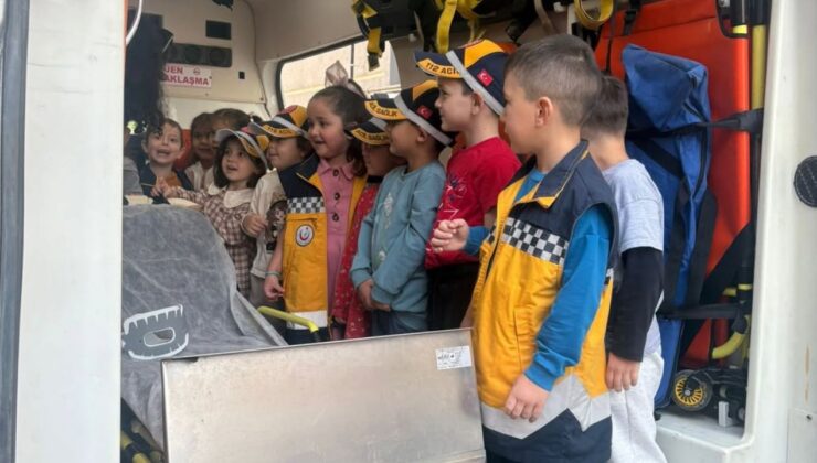 Minik Öğrencilere ”112 Acil Sağlık” Eğitimi Verildi