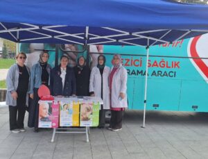 Düzce’de Kanser Taraması Etkinliğiyle Erken Teşhise Dikkat Çekildi