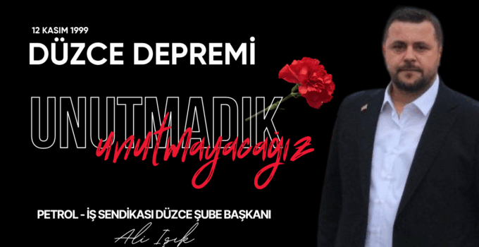 ALİ IŞIK 12 KASIM REKLAM İLANI