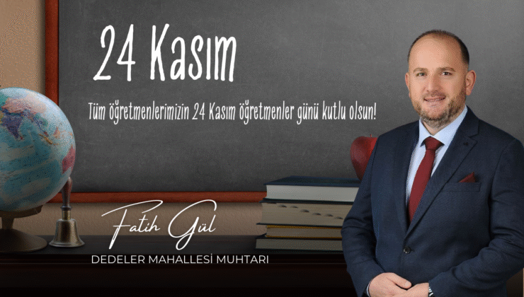 FATİH GÜL 24 KASIM REKLAM İLANI