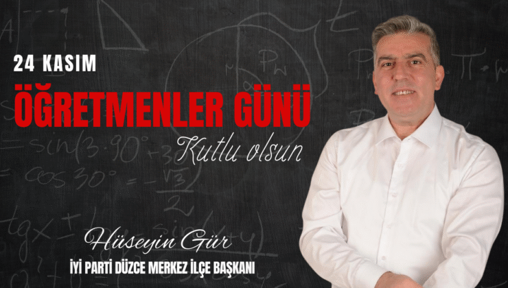 HÜSEYİN GÜR 24 KASIM REKLAM İLANI