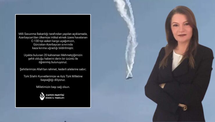 Başkan Eroğlu, Askeri Uçak Kazası Sonrası Başsağlığı Mesajı Yayımladı