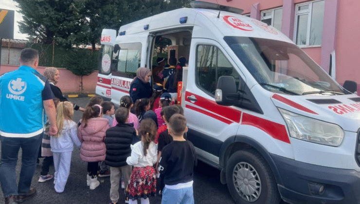 Kaynaşlı’da Minik 112 Projesi ile Öğrencilere Acil Sağlık Eğitimi