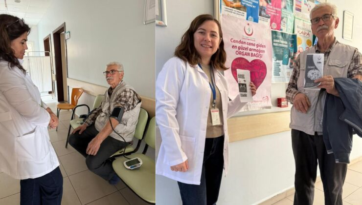 Akçakoca’da Sağlık Standında Bilgilendirme ve Tansiyon Ölçümü Yapıldı