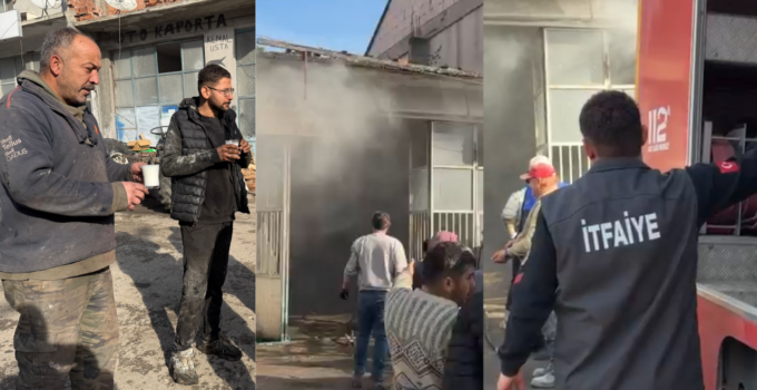 Yığılca Sanayi Sitesinde Korkutan Yangın: Esnaf ve İtfaiye El Ele Söndürdü
