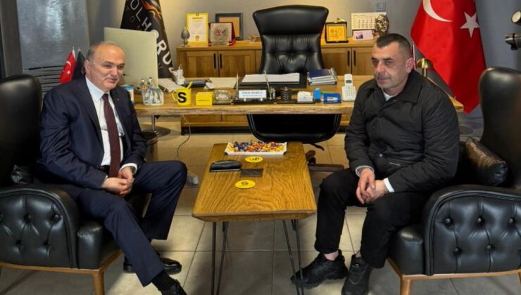 Başkan Özlü’den Erol Horuz’a Taziye Ziyareti