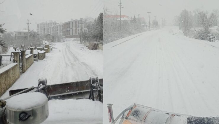 Çilimli Belediyesi Karla Mücadelede Sahada