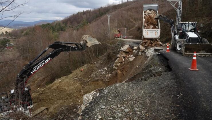 Hacıazizler Köyü’nde Heyelan Alarmı: Çalışmalar Başladı