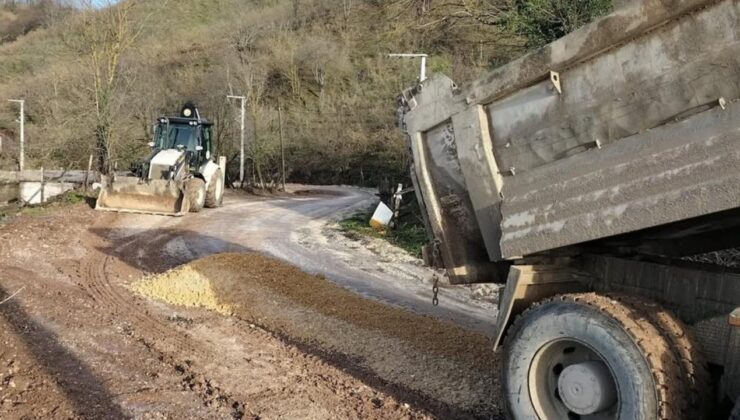 Yeniyer Köyü’nde Yol Bakım Çalışmaları Tamamlandı