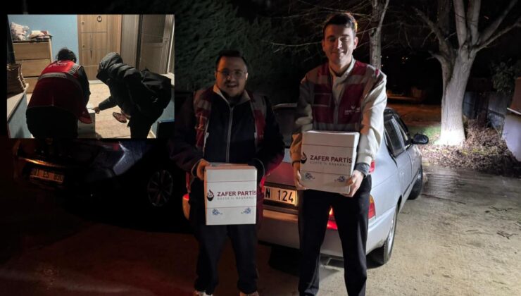 Zafer Partisi Düzce İl Başkanı Hülya Eroğlu’ndan Gölyaka’da Ramazan Yardımı