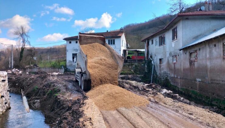 Yığılca Kocaoğlu Köyü’nde Yol Bakım Çalışması Tamamlandı