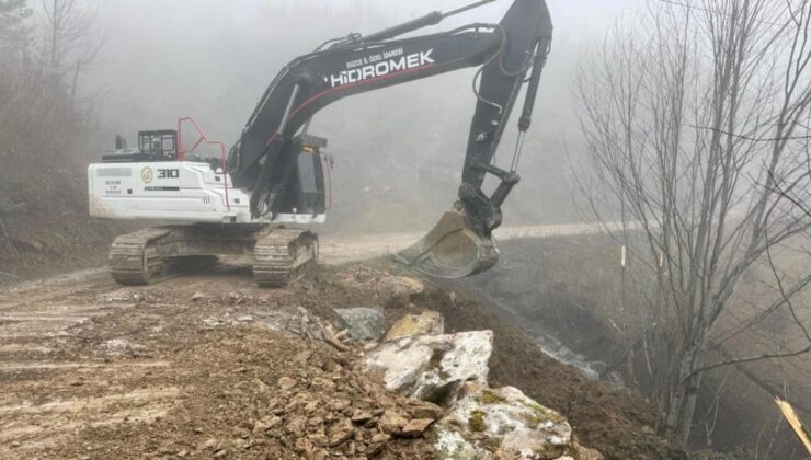 Kaynaşlı Hacıazizler Köyü’nde Heyelan Bölgesi Güvence Altına Alındı