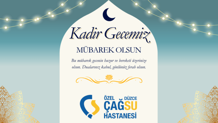 CAĞSU HASTANESİ KADİR GECESİ REKLAM İLANI