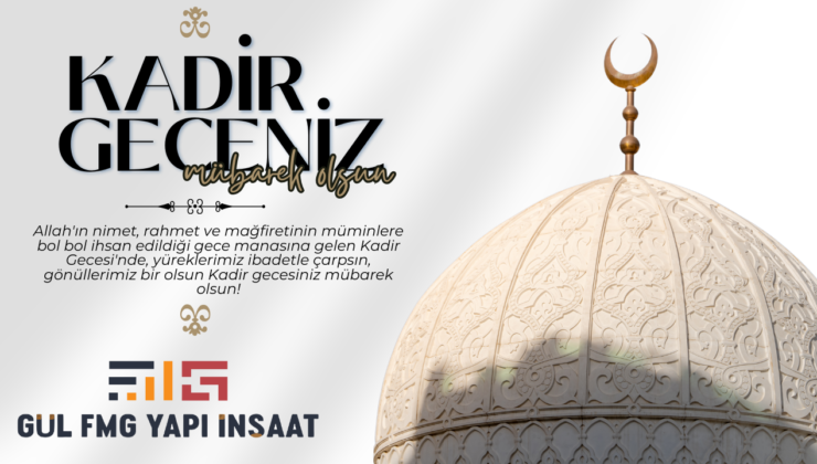 FMG YAPI  KADİR GECESİ REKLAM İLANI