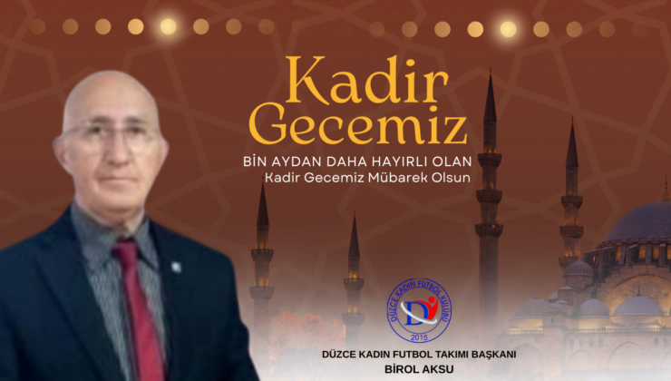 BİROL AKSU KADİR GECESİ REKLAM İLANI