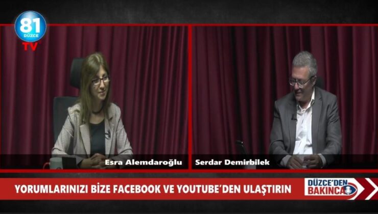81 Düzce TV’de “Düzce’den Bakınca” Programında Turizm ve Doğa Yatırımları Konuşuldu