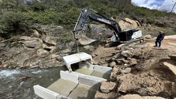 Yığılca Çiftlik Köyü’nde Menfez Çalışması Tamamlandı