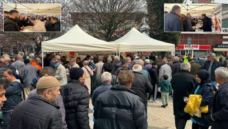 Düzce Gazeteciler Cemiyeti Cuma Namazı Sonrası İkram