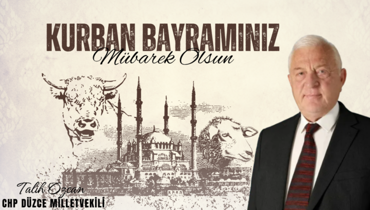 TALİH ÖZCAN KURBAN BAYRAMI REKLAM MESAJI