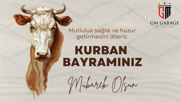 GM GARAGE KURBAN BAYRAMI REKLAM MESAJI