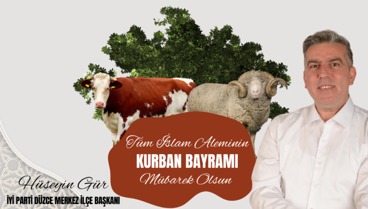 HÜSEYİN GÜR KURBAN BAYRAMI REKLAM MESAJI