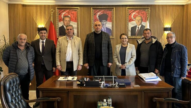 İYİ Parti Heyetinden Başkan Ocak’a Taziye Ziyareti
