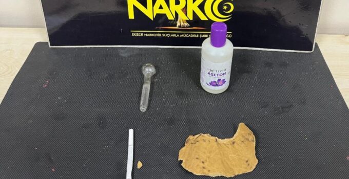 Kültür Mahallesi’nde Narkotik Operasyonu: 1 Şüpheli Tutuklandı