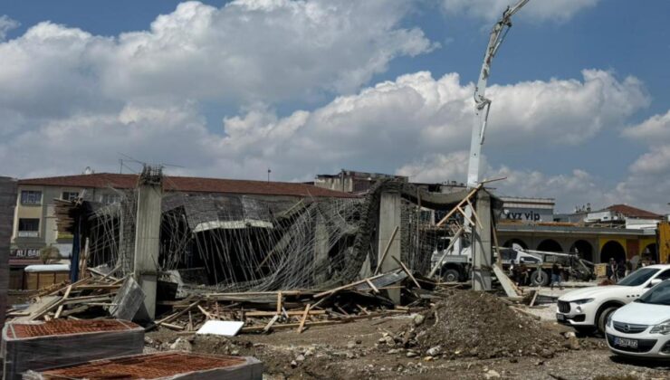 Düzce’de Cedidiye Kent Meydanı Projesi İnşaatında Çökme: 1 İşçi Yaralandı