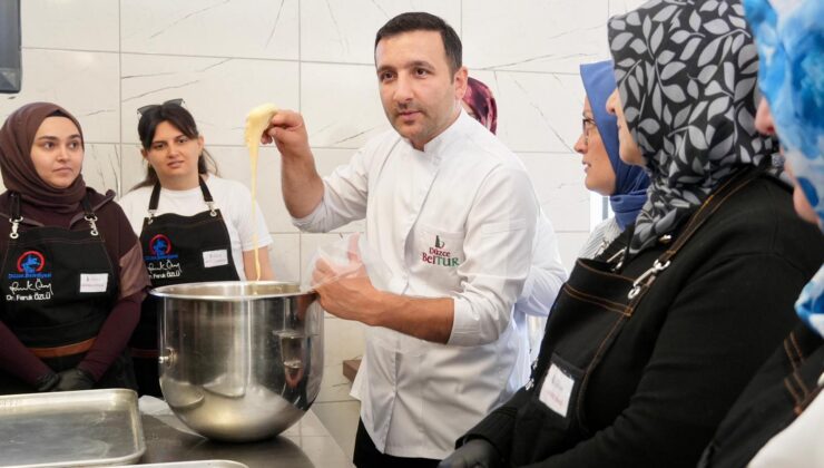 Düzce’de Kadınlara Gastronomi Eğitimi: İlk Ders Pastacılık Oldu