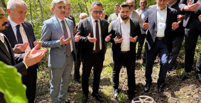 Dadalı Köyü’nde Yenilenen Su Hattının Açılışı Yapıldı